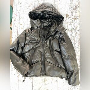 Deluc faux leather jacket